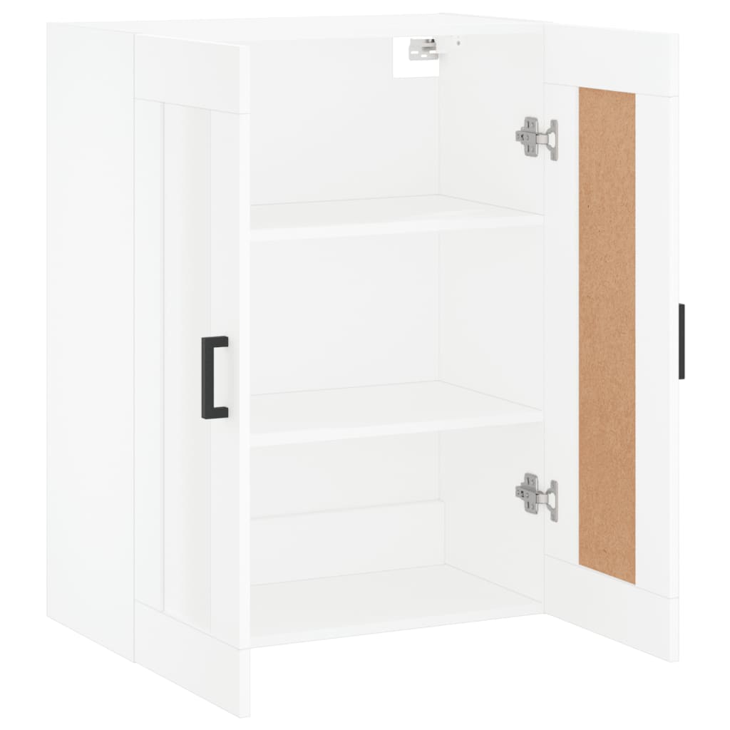 Mobile a Parete Bianco 69,5x34,90 cm in Legno Multistrato | homemem39