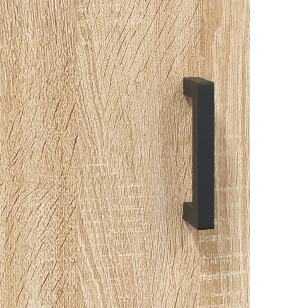 Mobile a Parete Rovere Sonoma 69,5x34x90 cm Legno Multistrato