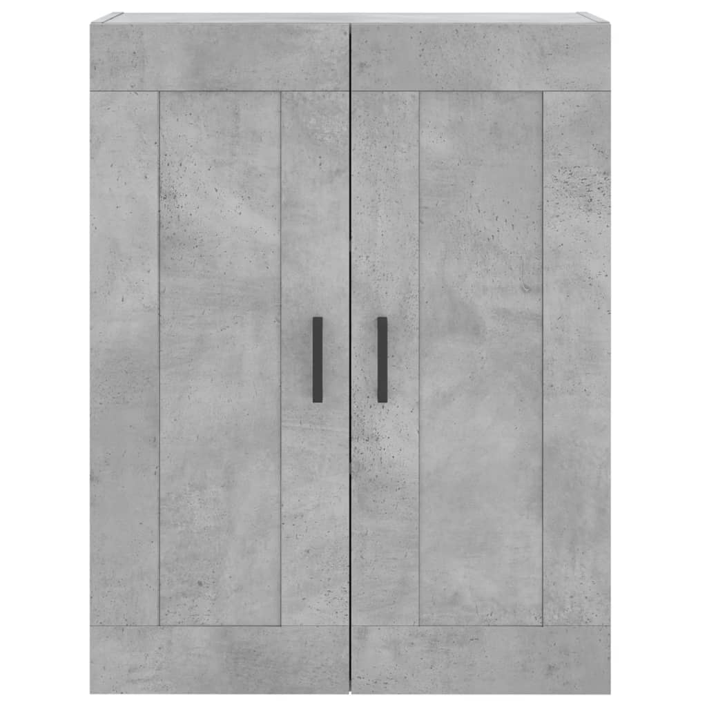 Mobile a Parete Grigio Cemento 69,5x34x90 cm Legno Multistrato - homemem39