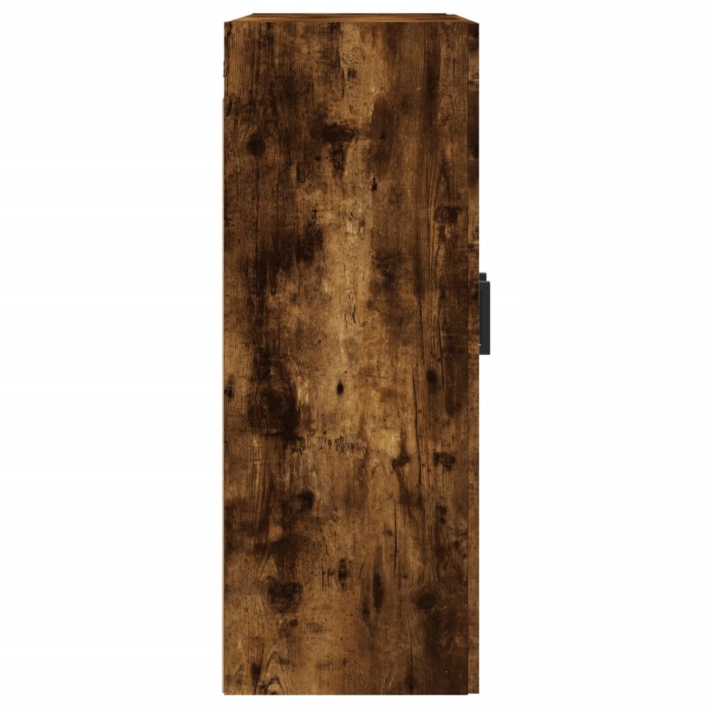 Mobile a Parete Rovere Fumo 69,5x34x90 cm in Legno Multistrato