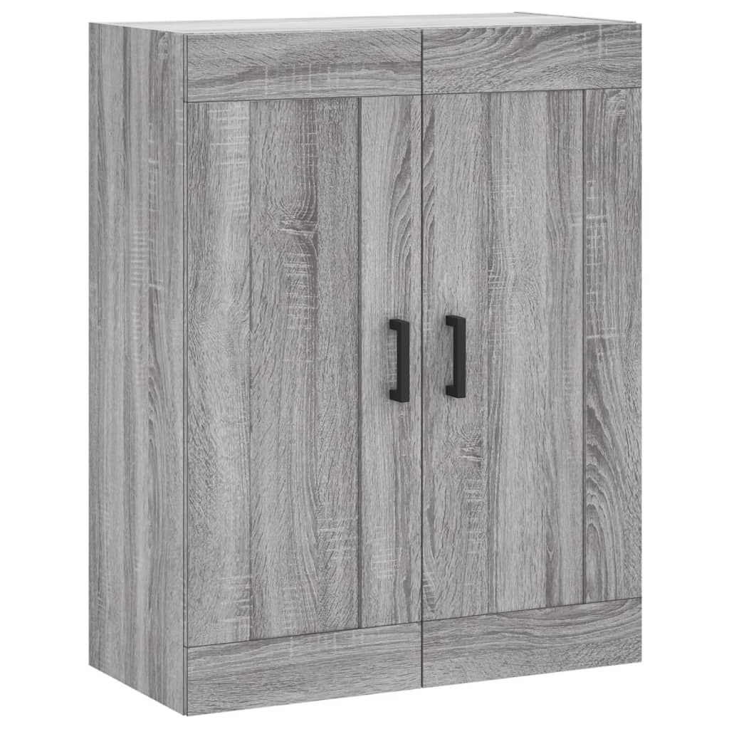 Mobile a Parete Grigio Sonoma 69,5x34x90 cm Legno Multistrato | homemem39