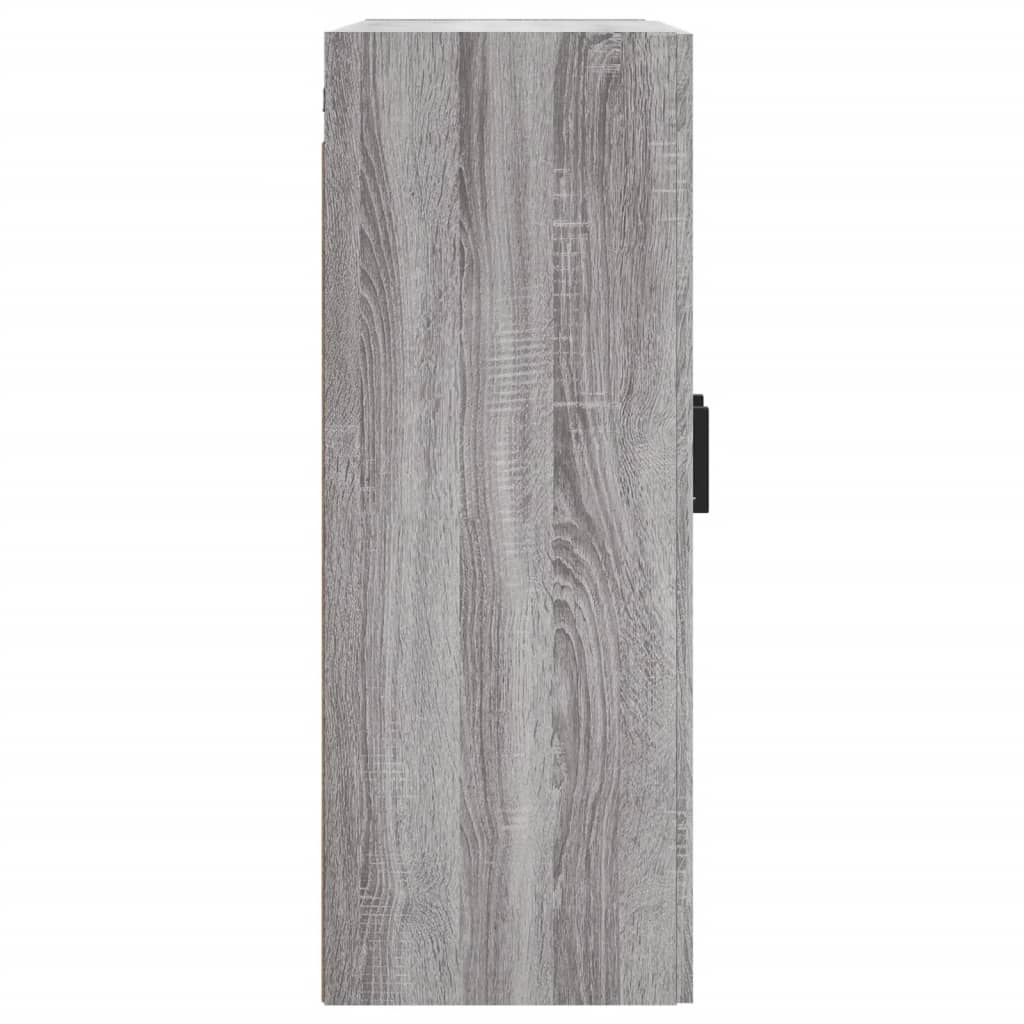 Mobile a Parete Grigio Sonoma 69,5x34x90 cm Legno Multistrato - homemem39