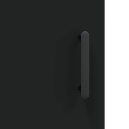 Mobile a Parete Nero 69,5x34,90 cm in Legno Multistrato