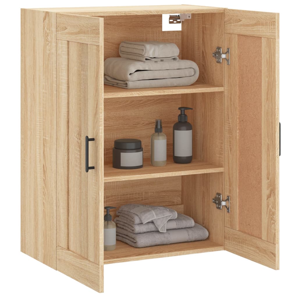 Sonoma Oak Wall Cabinet 69.5x34x90 cm Plywood
