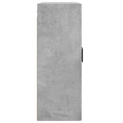 Mobile a Parete Grigio Cemento 69,5x34x90 cm Legno Multistrato - homemem39