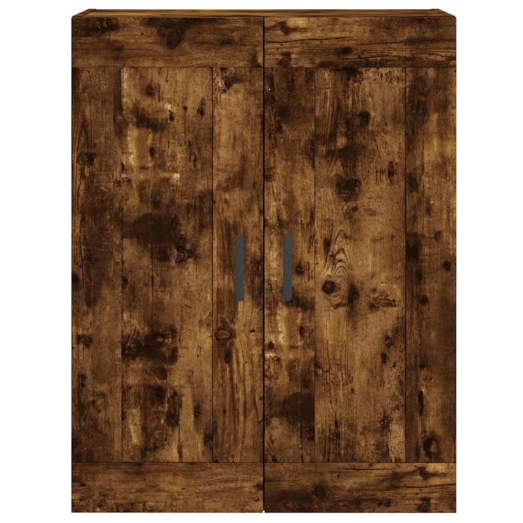 Mobile a Parete Rovere Fumo 69,5x34x90 cm in Legno Multistrato