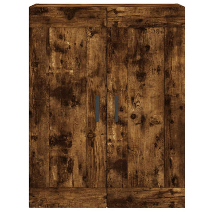 Mobile a Parete Rovere Fumo 69,5x34x90 cm in Legno Multistrato