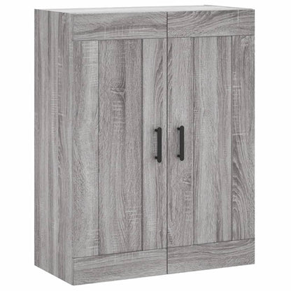 Sonoma Gray Wall Cabinet 69.5x34x90 cm Plywood
