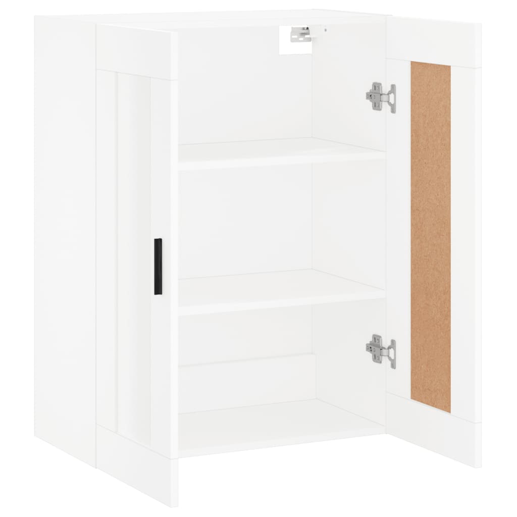 Mobile a Parete Bianco 69,5x34,90 cm in Legno Multistrato - homemem39