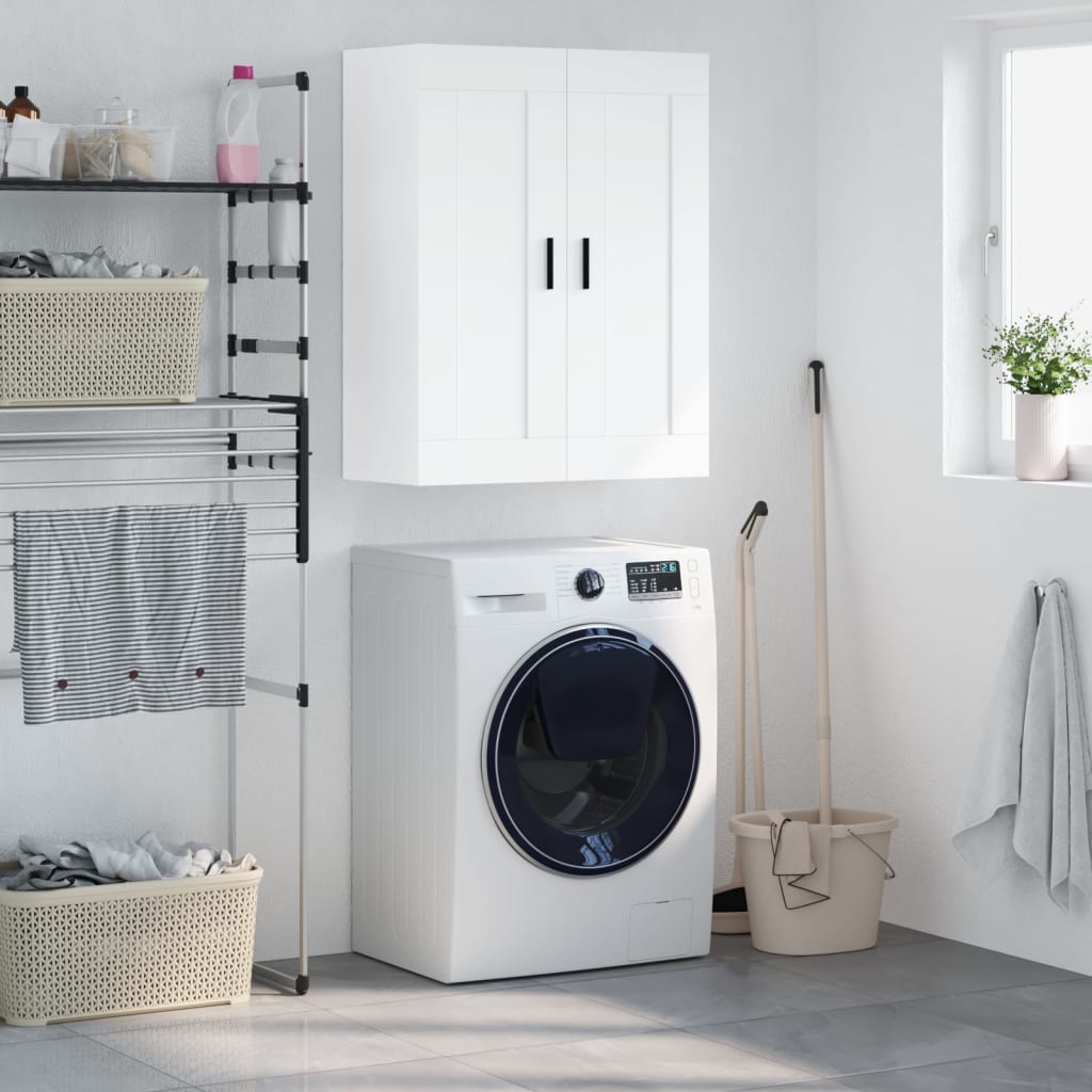 Mobile a Parete Bianco 69,5x34,90 cm in Legno Multistrato - homemem39