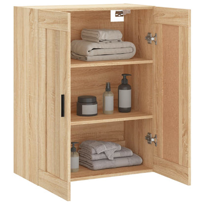 Mobile a Parete Rovere Sonoma 69,5x34x90 cm Legno Multistrato - homemem39