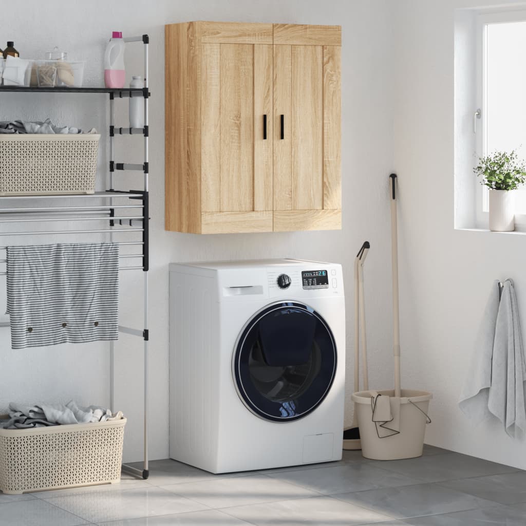 Mobile a Parete Rovere Sonoma 69,5x34x90 cm Legno Multistrato - homemem39