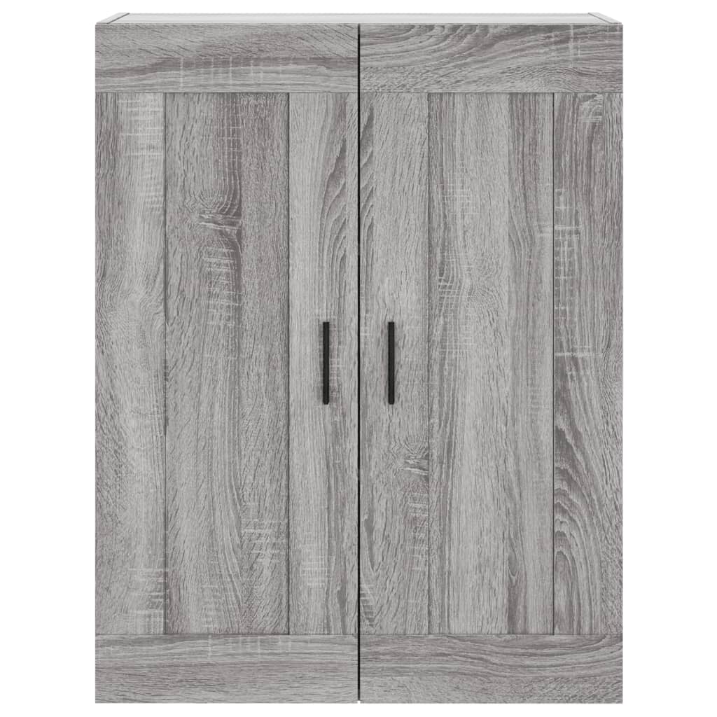 Mobile a Parete Grigio Sonoma 69,5x34x90 cm Legno Multistrato - homemem39