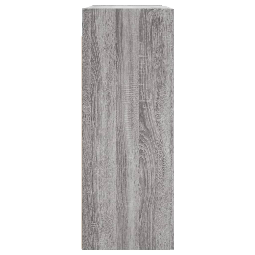 Mobile a Parete Grigio Sonoma 69,5x34x90 cm Legno Multistrato - homemem39