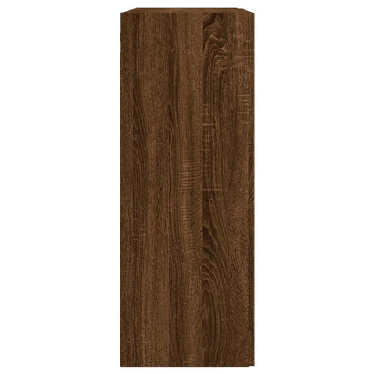 Mobile a Parete Rovere Marrone 69,5x34x90 cm Legno Multistrato