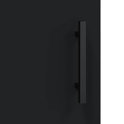 Mobile a Parete Nero 69,5x34,90 cm in Legno Multistrato