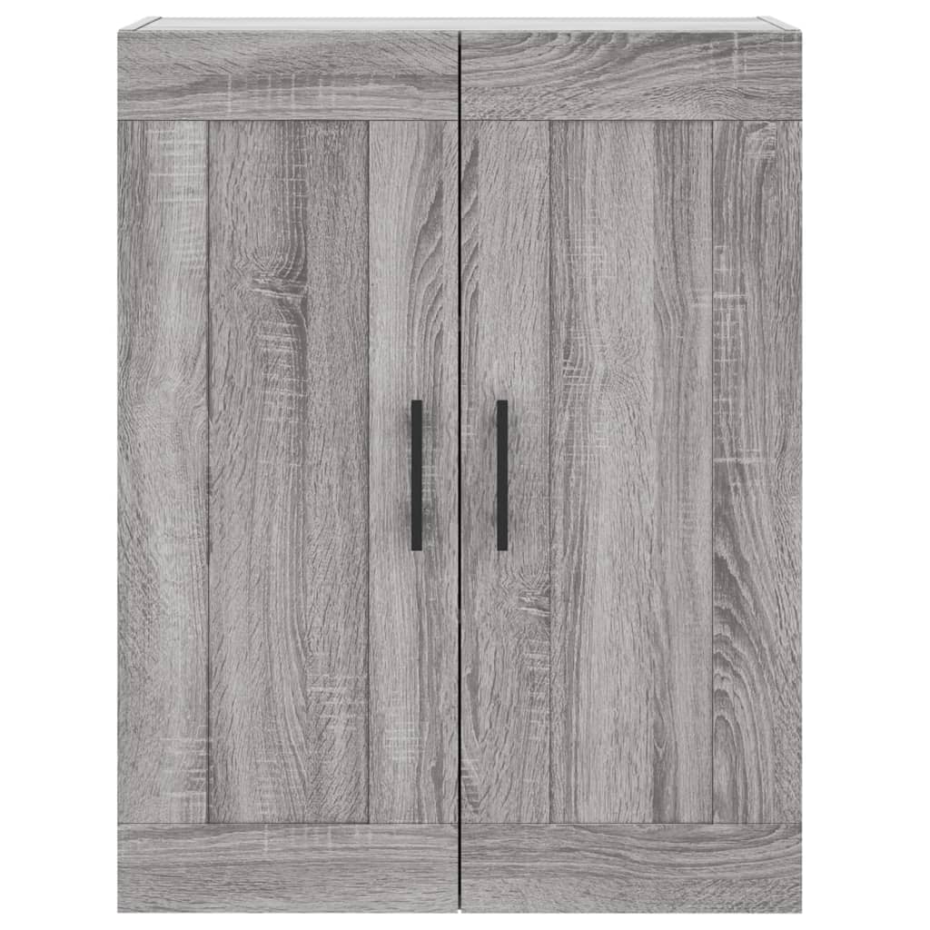 Mobile a Parete Grigio Sonoma 69,5x34x90 cm Legno Multistrato - homemem39