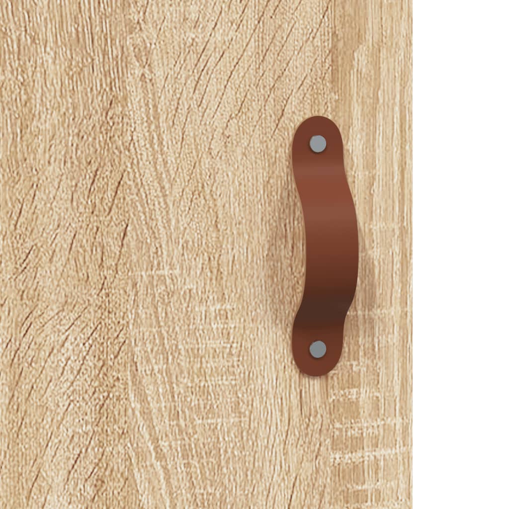 Mobile a Parete Rovere Sonoma 34,5x34x90 cm Legno Multistrato