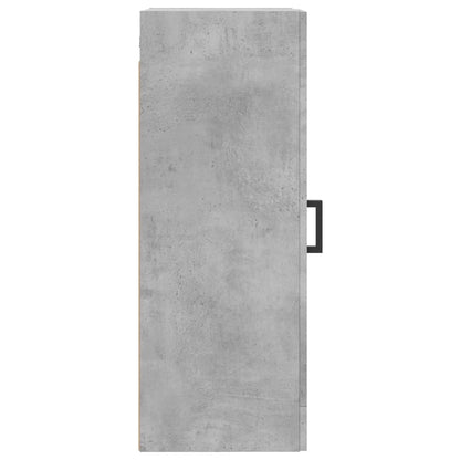 Mobile a Parete Grigio Cemento 34,5x34x90 cm Legno Multistrato - homemem39
