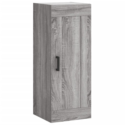 Mobile a Parete Grigio Sonoma 34,5x34x90 cm Legno Multistrato - homemem39