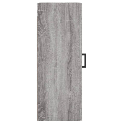 Mobile a Parete Grigio Sonoma 34,5x34x90 cm Legno Multistrato - homemem39