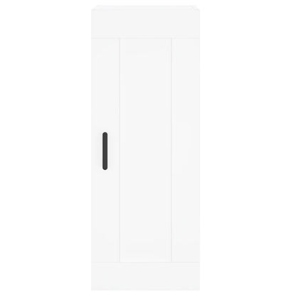 Mobile a Parete Bianco 34,5x34x90 cm in Legno Multistrato - homemem39