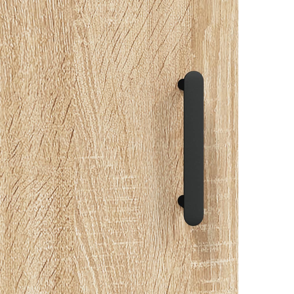 Mobile a Parete Rovere Sonoma 34,5x34x90 cm Legno Multistrato