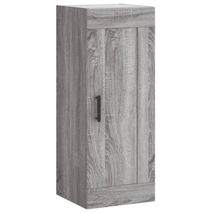 Mobile a Parete Grigio Sonoma 34,5x34x90 cm Legno Multistrato | homemem39