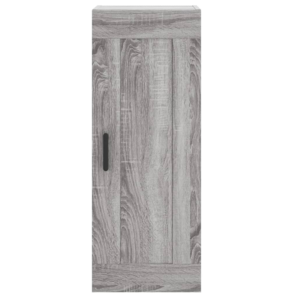 Mobile a Parete Grigio Sonoma 34,5x34x90 cm Legno Multistrato | homemem39