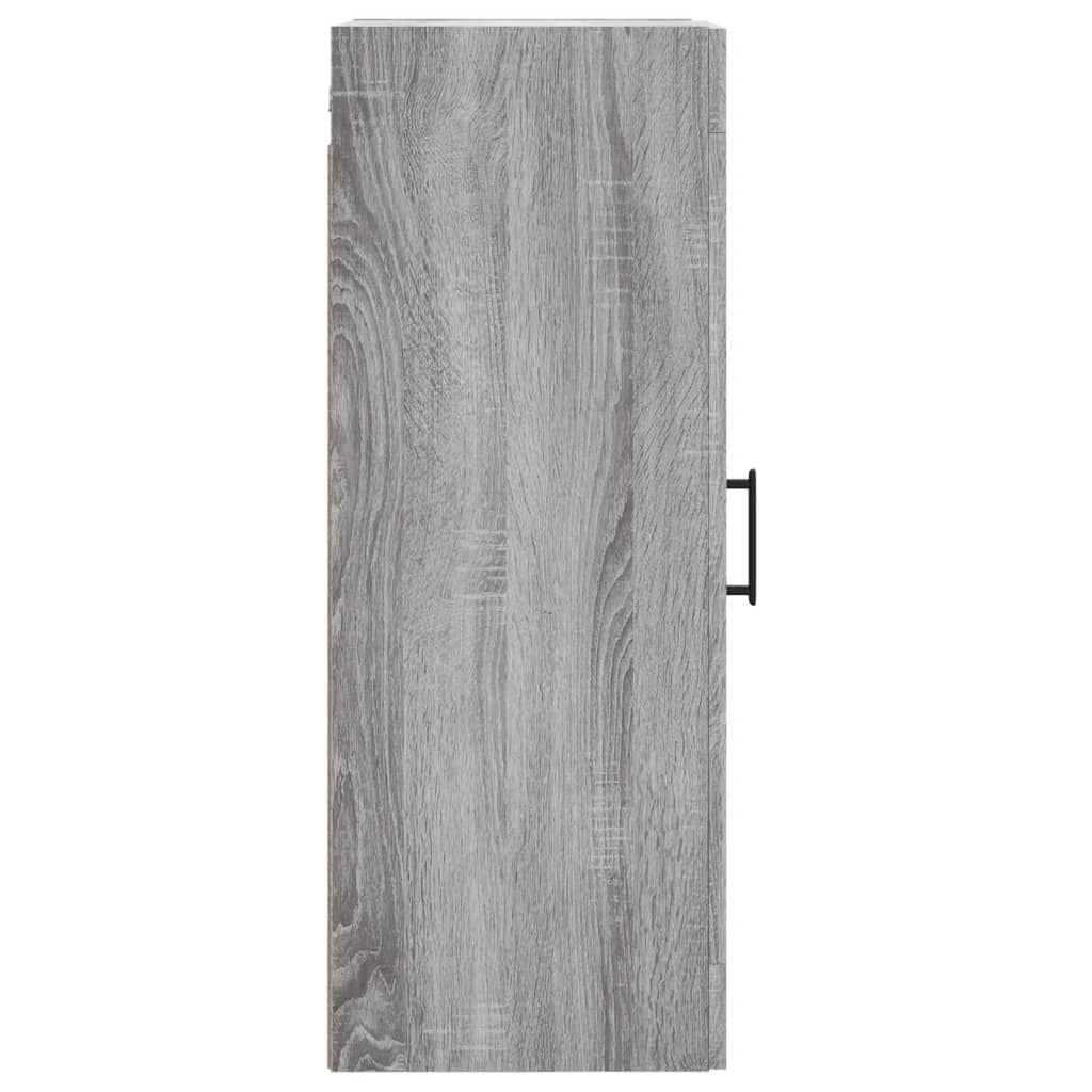 Mobile a Parete Grigio Sonoma 34,5x34x90 cm Legno Multistrato | homemem39