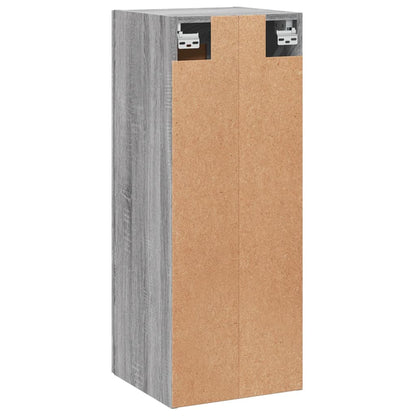 Mobile a Parete Grigio Sonoma 34,5x34x90 cm Legno Multistrato | homemem39