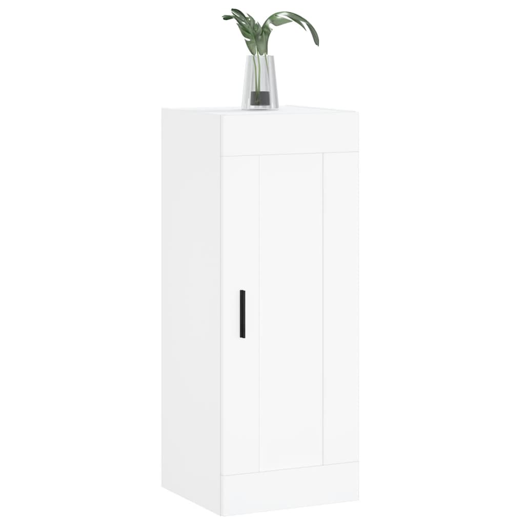 Armadietto a Muro Bianco 34,5x34x90 cm in Legno Multistrato