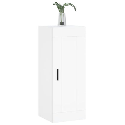 Armadietto a Muro Bianco 34,5x34x90 cm in Legno Multistrato