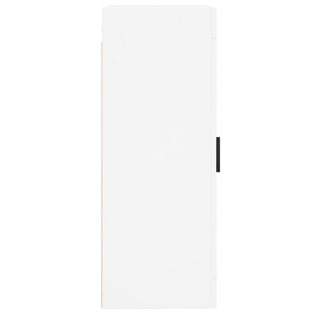 Armadietto a Muro Bianco 34,5x34x90 cm in Legno Multistrato