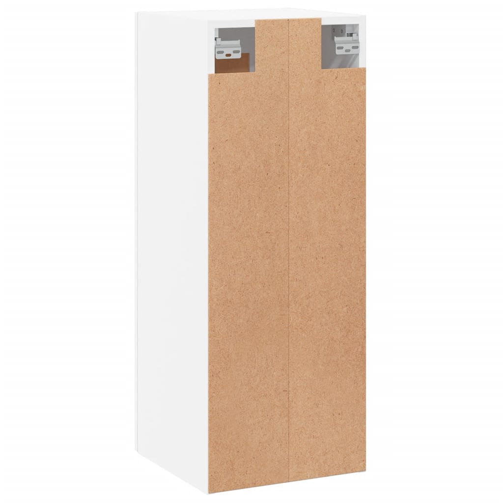 Armadietto a Muro Bianco 34,5x34x90 cm in Legno Multistrato