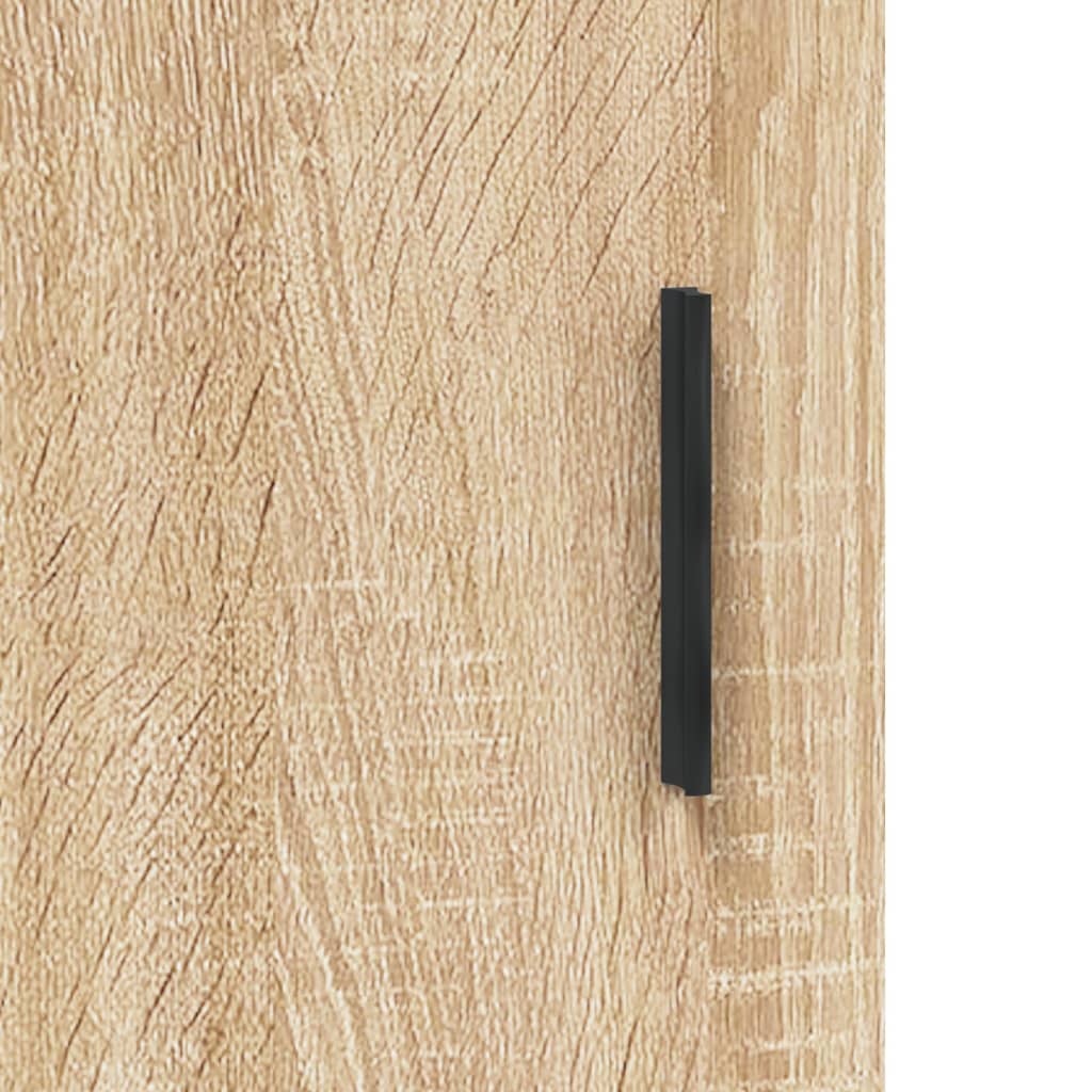 Mobile a Parete Rovere Sonoma 34,5x34x90 cm Legno Multistrato