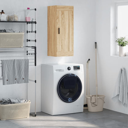 Mobile a Parete Rovere Sonoma 34,5x34x90 cm Legno Multistrato - homemem39