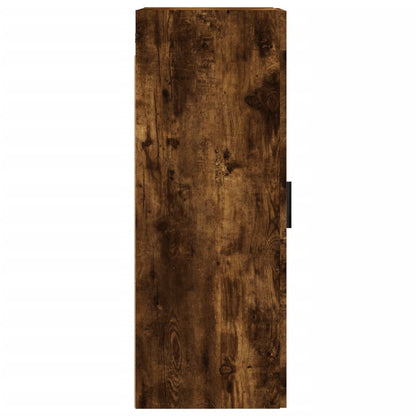 Mobile a Parete Rovere Fumo 34,5x34x90 cm in Legno Multistrato
