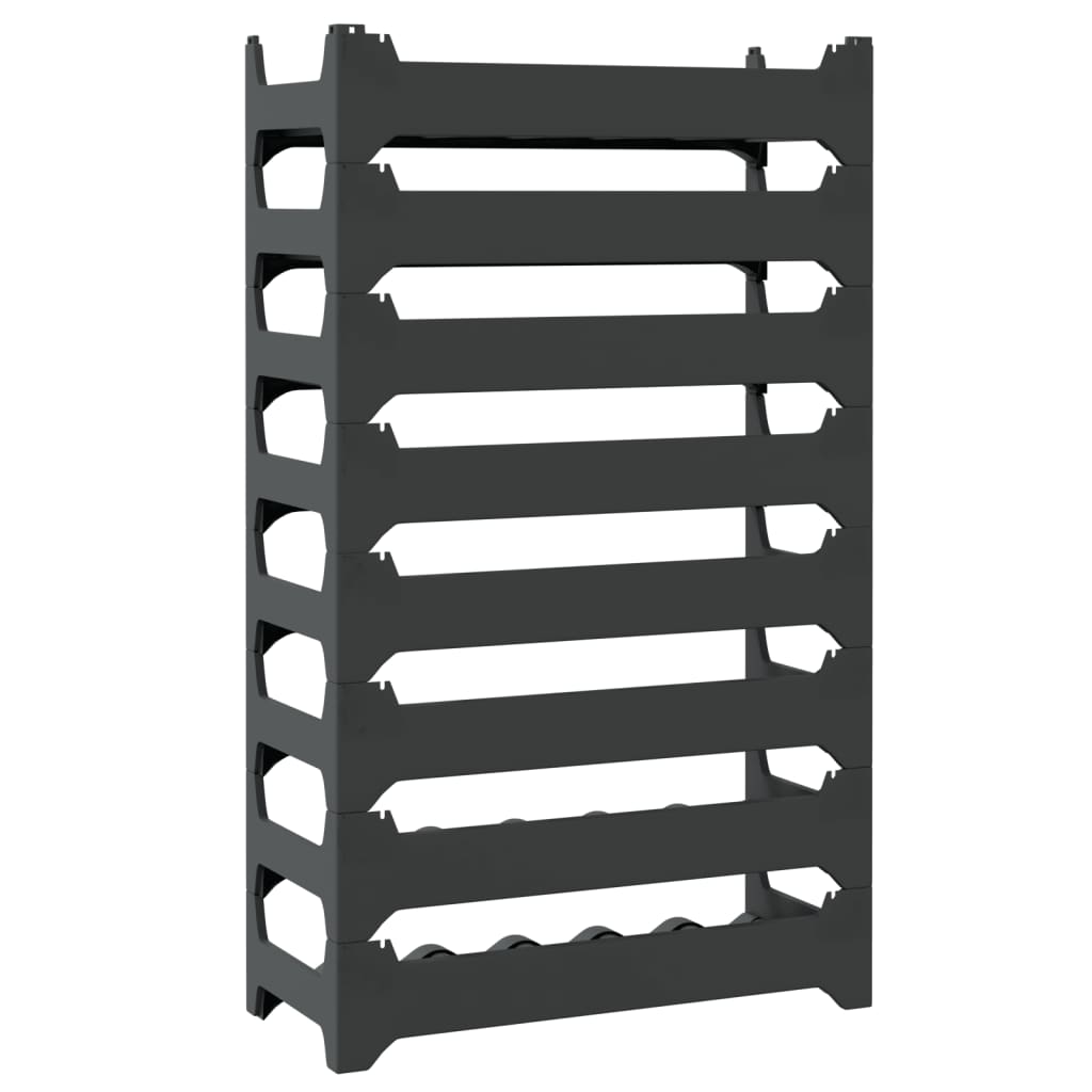 Portabottiglie per 48 Bottiglie in PP Impilabile - homemem39