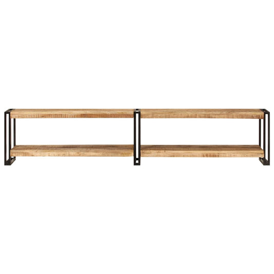 Mobile Porta TV 200x30x40 cm in Legno Massello di Mango