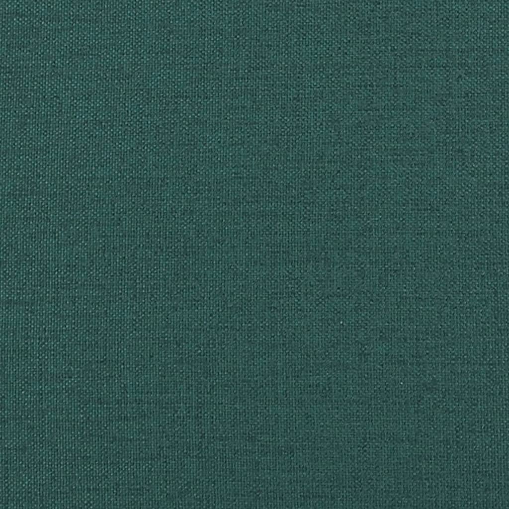 Divano Letto da Terra 2 in 1 Verde Scuro 112x174x55 cm Tessuto