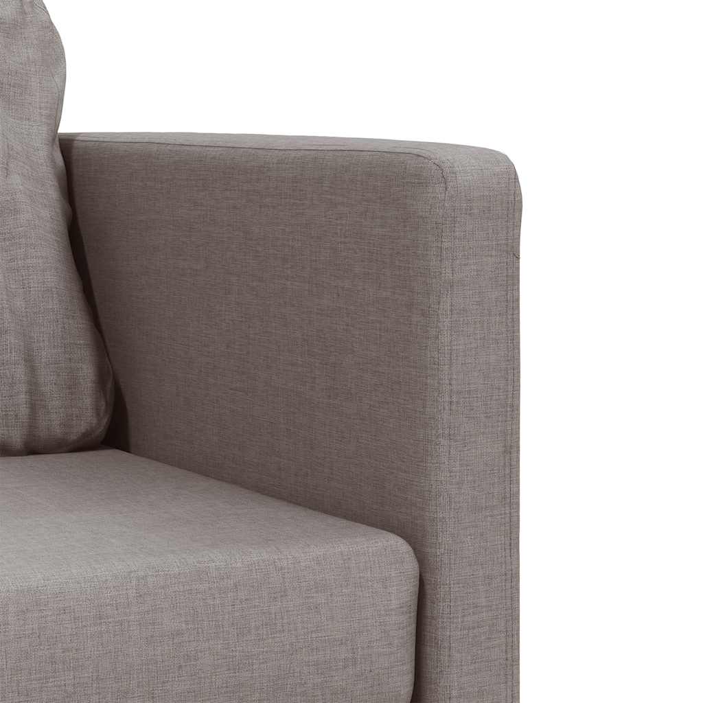 Divano Letto da Terra 2 in 1 Tortora 112x174x55 cm Tessuto | homemem39