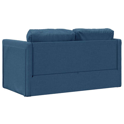 Divano Letto da Terra 2 in 1 Blu 112x174x55 cm Tessuto - homemem39