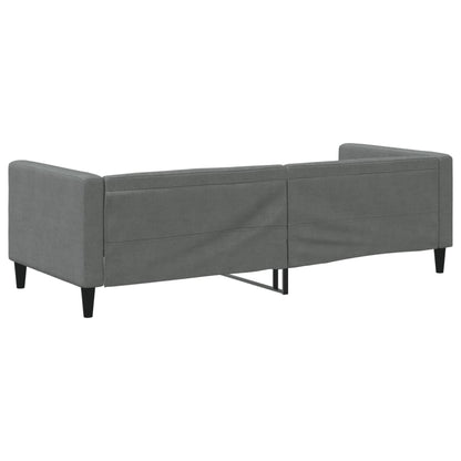 Letto da Giorno Grigio Scuro 80x200 cm in Tessuto - homemem39
