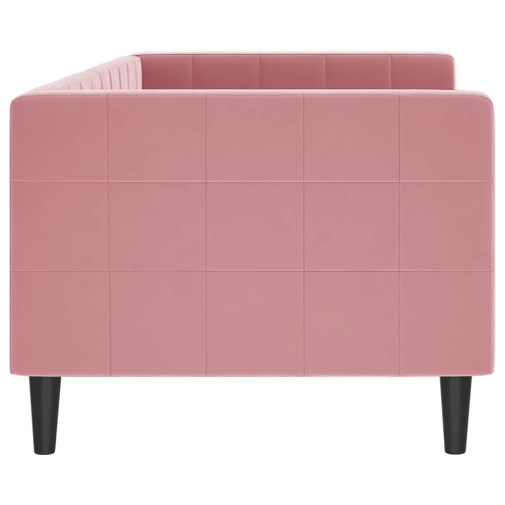 Letto da Giorno Rosa 80x200 cm in Velluto