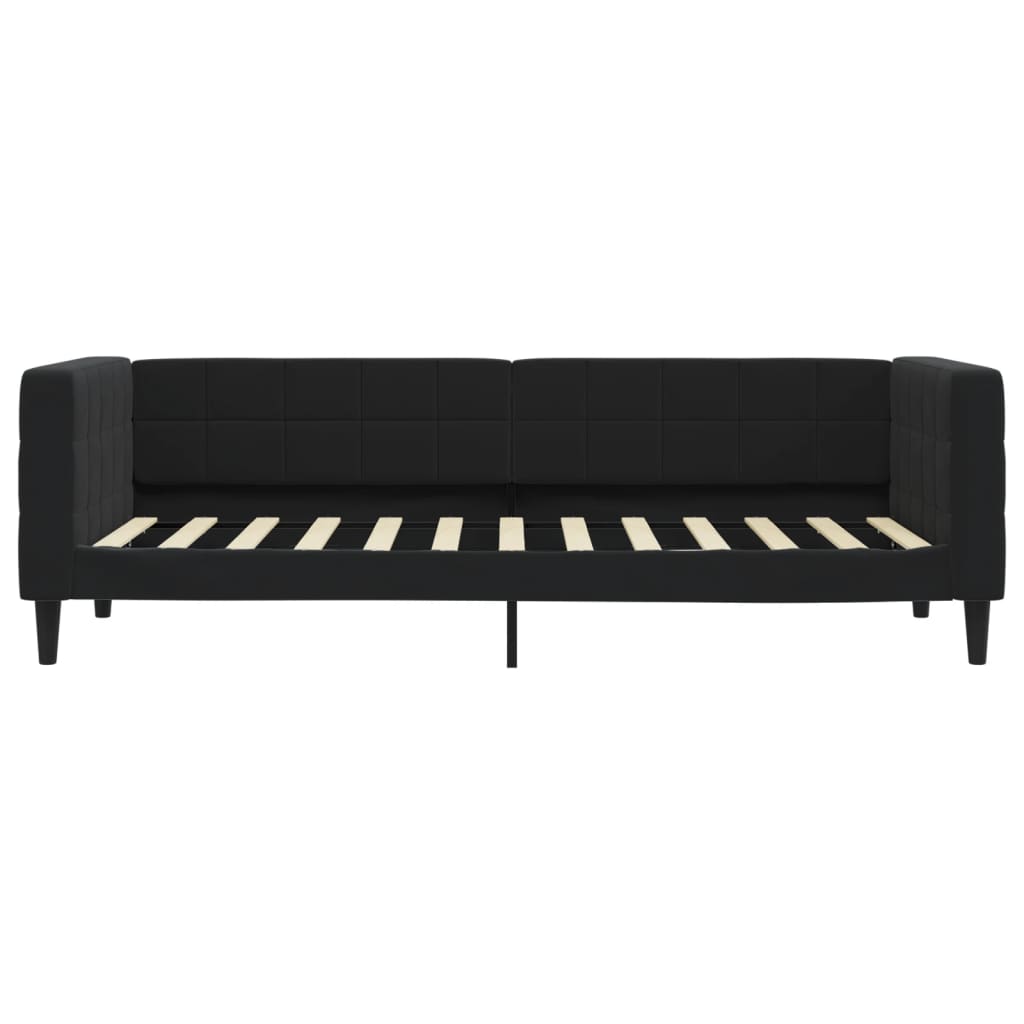 Letto da Giorno Nero 80x200 cm in Velluto | homemem39
