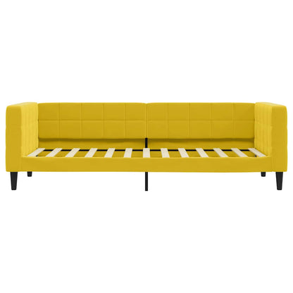Letto da Giorno Giallo 80x200 cm in Velluto | homemem39
