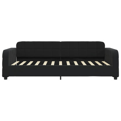 Letto da Giorno Nero 80x200 cm in Velluto | homemem39