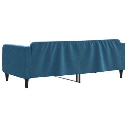 Letto da Giorno Blu 90x200 cm in Velluto - homemem39