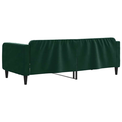 Letto da Giorno Verde Scuro 100x200 cm in Velluto | homemem39